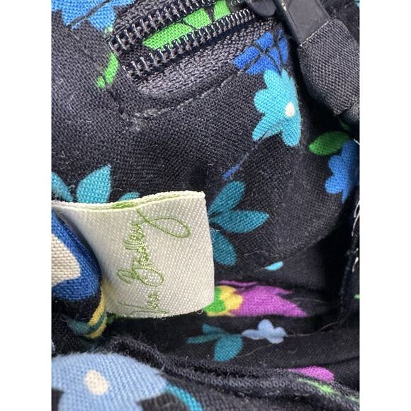 Vera Bradley Midnight Blues Accordion Wallet Zip Around Clutch 4 in x 7 in - Picture 3 of 4